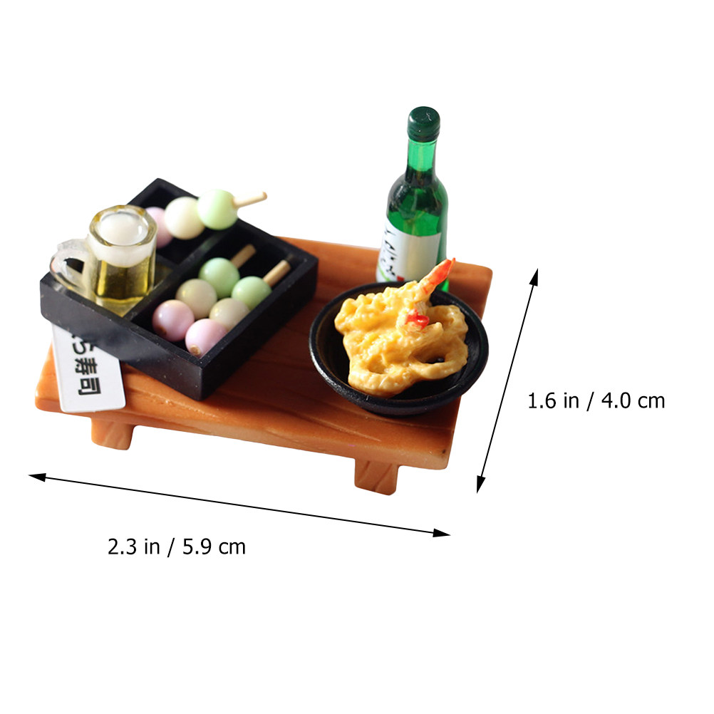 3Pcs Mini Sushi Realistic Deco - Japanese Lifestyle In Japanese recension och pris