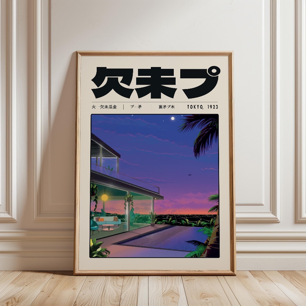 Retro Japanese Vaporwave Tokyo - Japanese Culture Lifestyle recension och pris