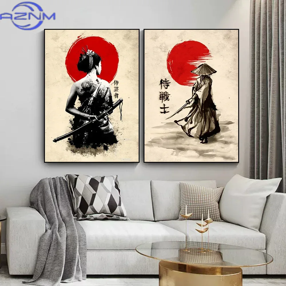 AZNM Canvas Painting Japanese  - Japanese Lifestyle In Japanese recension och pris