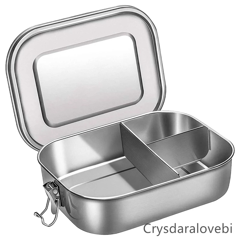 Stainless Steel Bento Kids Lun - Bento Box Two Tier recension och pris