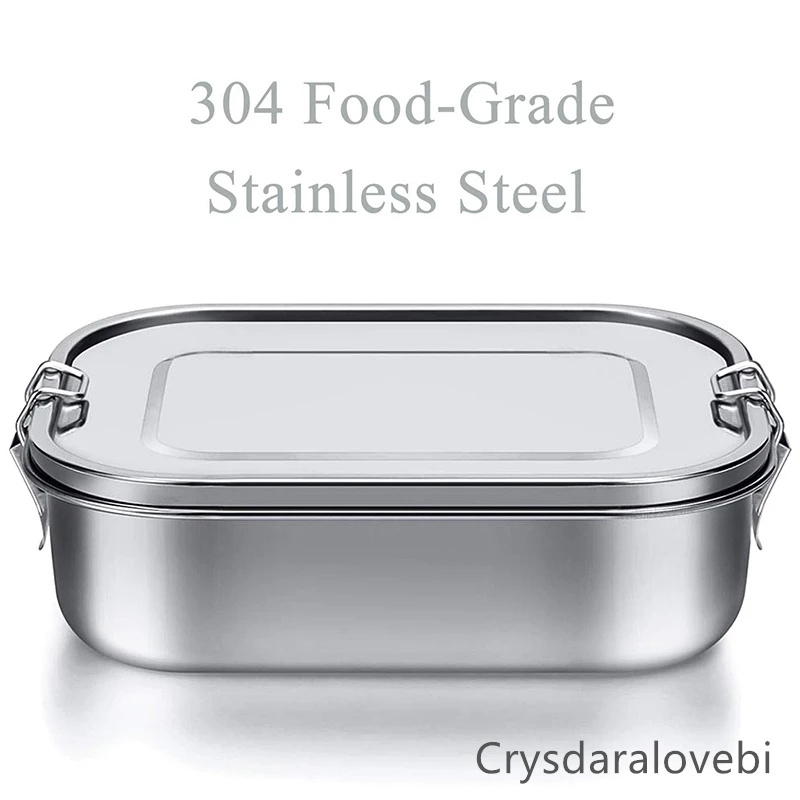 Stainless Steel Bento Kids Lun - Bento Box Two Tier recension och pris