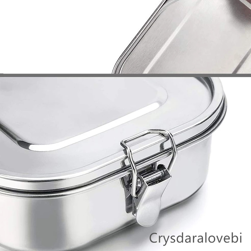Stainless Steel Bento Kids Lun - Bento Box Two Tier recension och pris