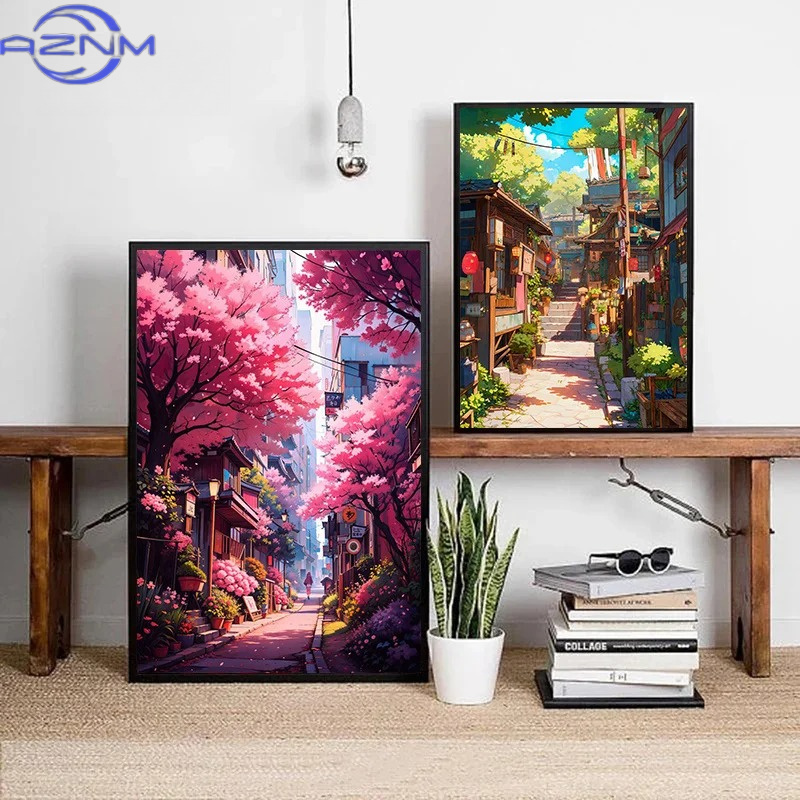 AZNM Japanese Street Scenery C - Japanese Lifestyle In Japanese recension och pris